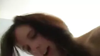 Drunk Perv stepbrother fucks young stepsis on kitchen table in wild sex romp