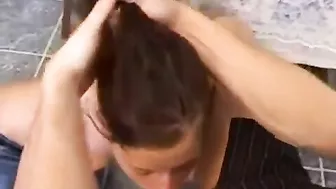 Drunk Perv stepbrother fucks young stepsis on kitchen table in wild sex romp