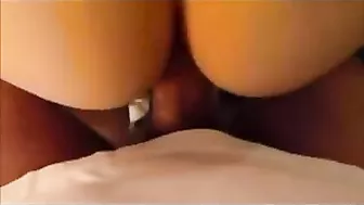 Drunk Bitch Got Reamed Hard While She was too wasted to defend her pussy from getting fucked.