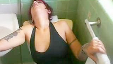 Drunk Wasted Sluts Get Fucked in the Bathroom after the party