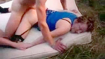 Fuckin' Drunk Bitch Gets Reamed Hard in the Forest