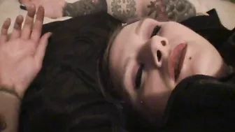 Drunk Bitch Gropes Passed Out Slut