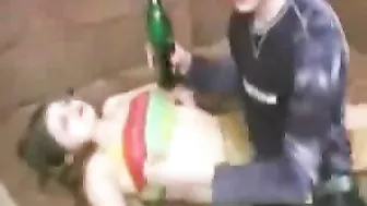 Wasted Drunk Boy Fucks Passed out Slutty girl