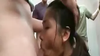 Drunk Sluts Fucking Hard in Cumshots Galore During BJ Competition