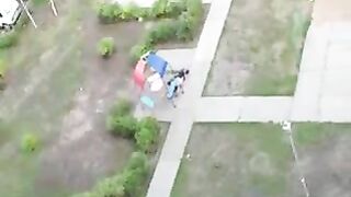 Fuckin' Drunk Russians Get Freaky in Public Park