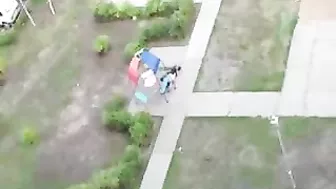 Fuckin' Drunk Russians Get Freaky in Public Park