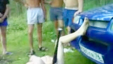 Drunk Bitch Gets Hammered on Picnic and Embarrasses herself in front of everyone