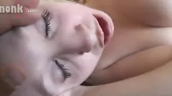 Fucking Wasted Blonde Teen Gets Double-teamed by Drunk Dudes