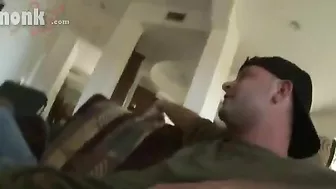 Fucking Wasted Blonde Teen Gets Double-teamed by Drunk Dudes