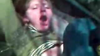 Drunk Teen Puke-Fuck Fest in Backyard