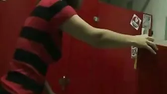 Drunk Fucking Idiot Gets Kicked Out of Mens Room