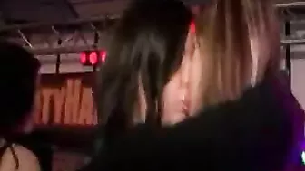 Fucking Wasted Drunk Sluts Fuck Each other's Asses in Public CFNM Orgy with Cumshots
