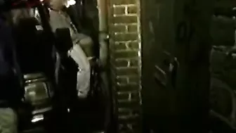 Drunk Chick Gets Pounded outside of pub