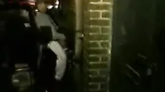 Drunk Chick Gets Pounded outside of pub