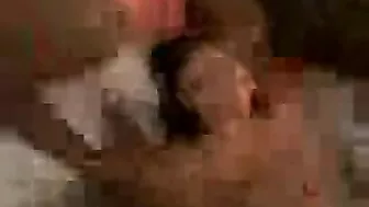 Drunk Latina teen humiliated beyond belief, brutally gangbanged by two horny guys