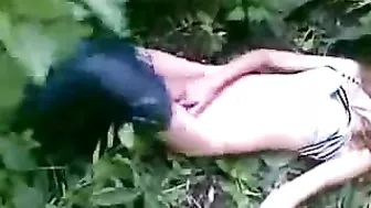 Drunk Bitch Gets Fucking Crazy in Public park, masturbates like a champ!