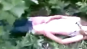 Drunk Bitch Gets Fucking Crazy in Public park, masturbates like a champ!