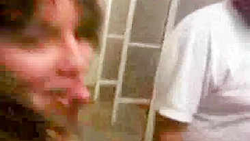 Fucking Shitfaced Drunk Latina Sluts in a Public Bathroom Gangbang