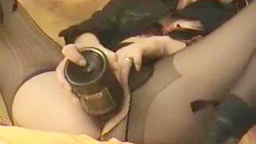 Drunk Lady Gets Wasted on Bottles