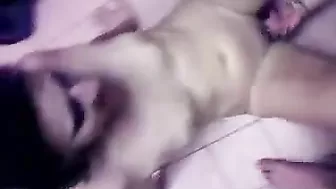 Drunk Fucking Two lesbian friends in the restaurant bathroom - A wild and intense sexual encounter