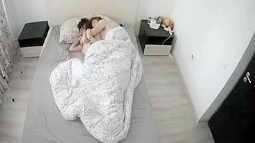Sultry Couple's Secret Sex Tape Exposed by Hidden Cam!