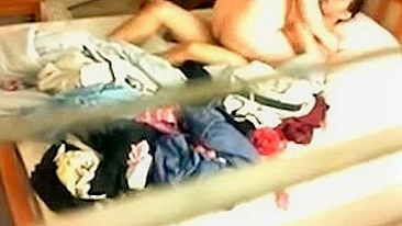 Husband catches his cheating wife in the act with his best friend! Dirty action caught on camera.