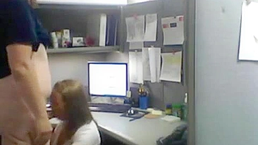 Sexy Office Romp Caught on Hidden Camera! Must-See!