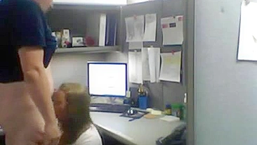 Sexy Office Romp Caught on Hidden Camera! Must-See!