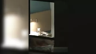 Peeping Tom's Delight - Steamy Couple Action through the Window