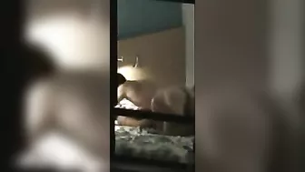 Peeping Tom's Delight - Steamy Couple Action through the Window