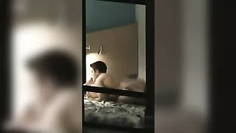 Peeping Tom's Delight - Steamy Couple Action through the Window