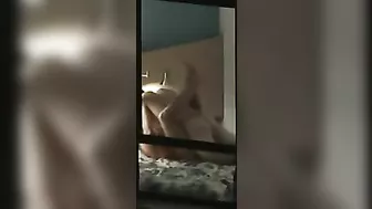 Peeping Tom's Delight - Steamy Couple Action through the Window