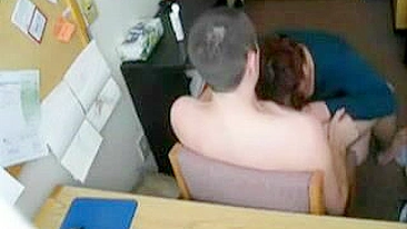 Hot Guy Have Doggy style sex with his fat colleague in the office!
