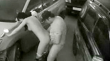 Wild Couple Gets Freaky in Public! Must-See Security Cam Footage