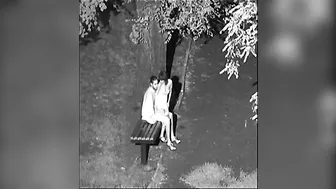 Sexy Young Couple in Public Park Amps Up the Heat with Steamy Balcony Action!