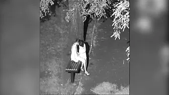 Sexy Young Couple in Public Park Amps Up the Heat with Steamy Balcony Action!