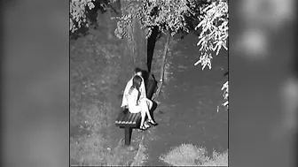 Sexy Young Couple in Public Park Amps Up the Heat with Steamy Balcony Action!