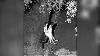 Sexy Young Couple in Public Park Amps Up the Heat with Steamy Balcony Action!