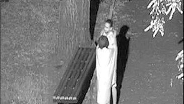 Sexy Young Couple in Public Park Amps Up the Heat with Steamy Balcony Action!