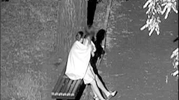 Sexy Young Couple in Public Park Amps Up the Heat with Steamy Balcony Action!