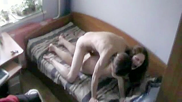 Wild College Sex Caught on Camera! Hot Roommates go all the way