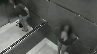 Sexy Encounter in an Elevator - Hidden Cam!