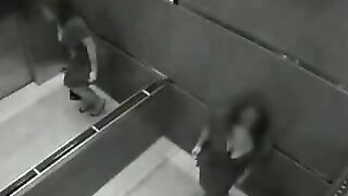 Sexy Encounter in an Elevator - Hidden Cam!