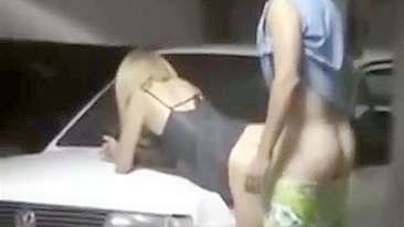 Hot Amateurs Go Wild in Secret Garage Sex session!