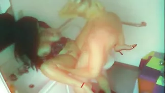 Hot MILF Gets Fucked by Bartender in Public bathroom on Hidden cam - Must See!