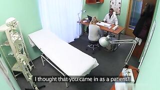 Sexy Patient Gets Intimate Exam by Hot Doctor - Hidden Cam!