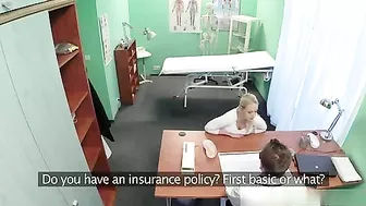 Sexy Patient Gets Intimate Exam by Hot Doctor - Hidden Cam!