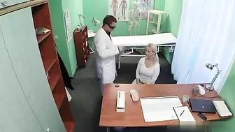 Sexy Patient Gets Intimate Exam by Hot Doctor - Hidden Cam!