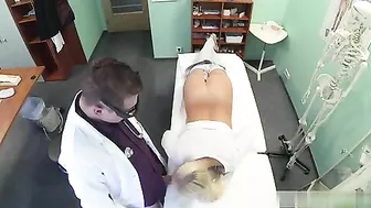 Sexy Patient Gets Intimate Exam by Hot Doctor - Hidden Cam!