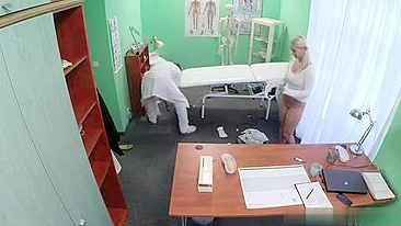 Sexy Patient Gets Intimate Exam by Hot Doctor - Hidden Cam!